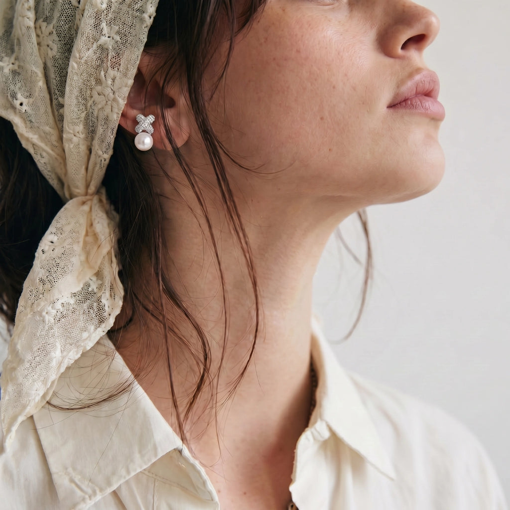 Crystal Bloom Studs by Shop With Christy LLC